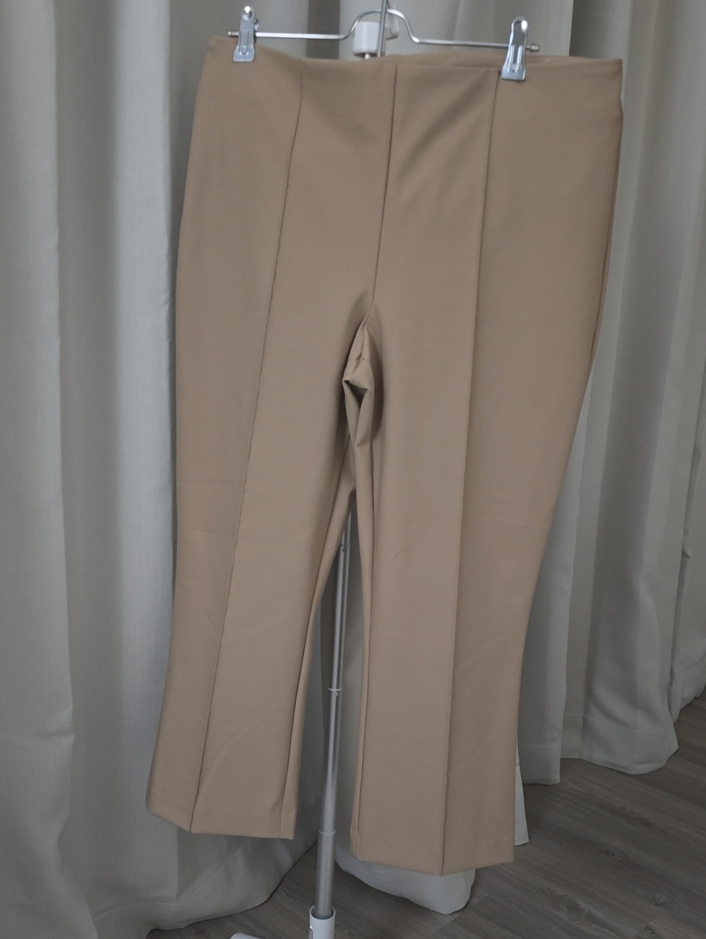Rachel Zoe Taupe Boot-Cut Flare Pants